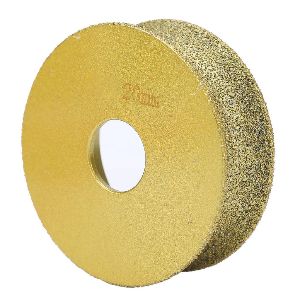 3 Inch Brazed Diamond Grinding Wheel Profile Hand Edging Wheel for 20mm Thick Tile Quartz Marble Granite
