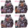4 stuks/set Kerst Kpop Bedrukte Rugzak met Handtas Etui 750 ml Waterfles voor Tiener Jongen Meisje Grote Capaciteit Boekentas Schooltas Kinder Cadeau