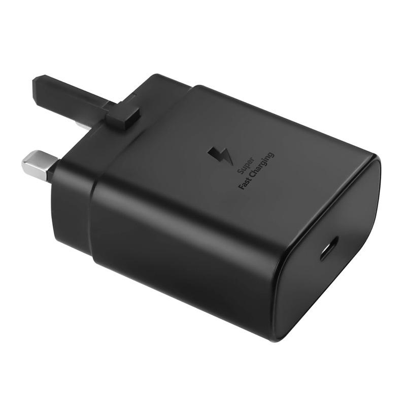 Încărcător Samsung PD45W, cap de încărcare reglementat în Marea Britanie, potrivit pentru încărcătorul Samsung S22s21s20 și Apple