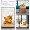 Statuen Handwerk Dekor für Zuhause Retro Harz Schreibtisch Buddha Schmuck Zarter Tisch Golden Haushalt Büro