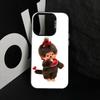 C-Cute M-monchhichis-s Phone Case For iPhone 17,16,15,14,13,12,11 Plus,Pro Max,XS,Colorful Silver Phone Case Funda Cover