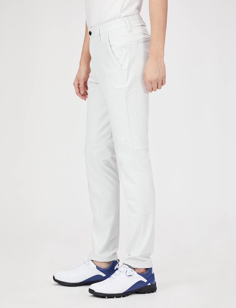 Coq Sportif Golf Long Switch Heat GY00 88 [Le Golf] [22 Autumn/Winter Model] Pants, Stretch, Retention, Brushed, Simple, Autumn/Winter Men's (Gray)