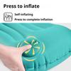 Ultralight Inflatable Pillow Flocking Neck Ergonomic PVC for Office Nap Outdoor Camping Travel Backpacking