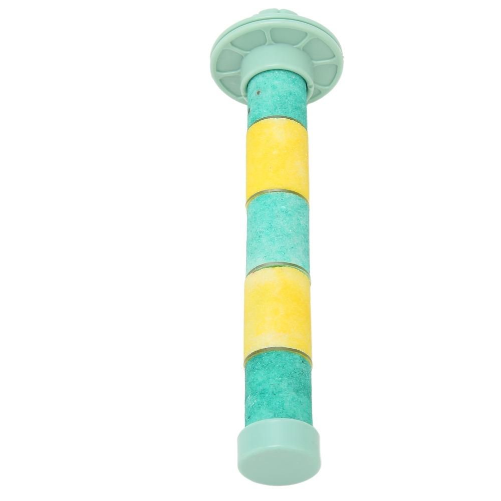 Metal Core Bird Cage Perch Knurled Nut Parrot Beak Trimmer Durable Bird Perch Stand Indoor Aviary