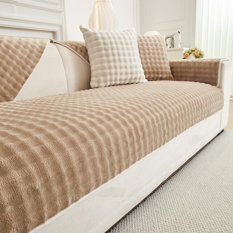 

Зимний дом для отдыха Нескользящая фланелевая подушка для дивана Чехлы для дивана Теплый чехол для дивана Коврики для дивана 70X70