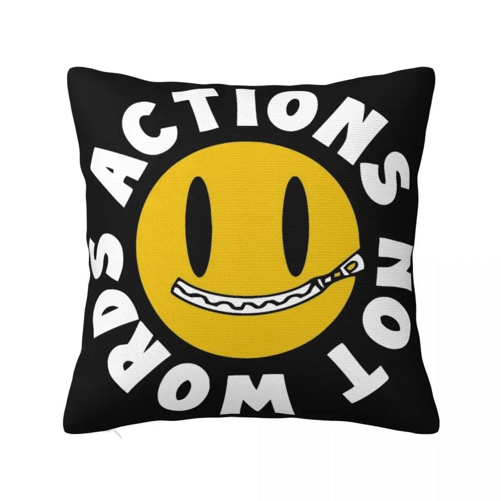 Cbum Fitness Merch Actions Not Words Pillow Case Cushion Covers Novelty Polyester Decor Pillowcover for Sofa
