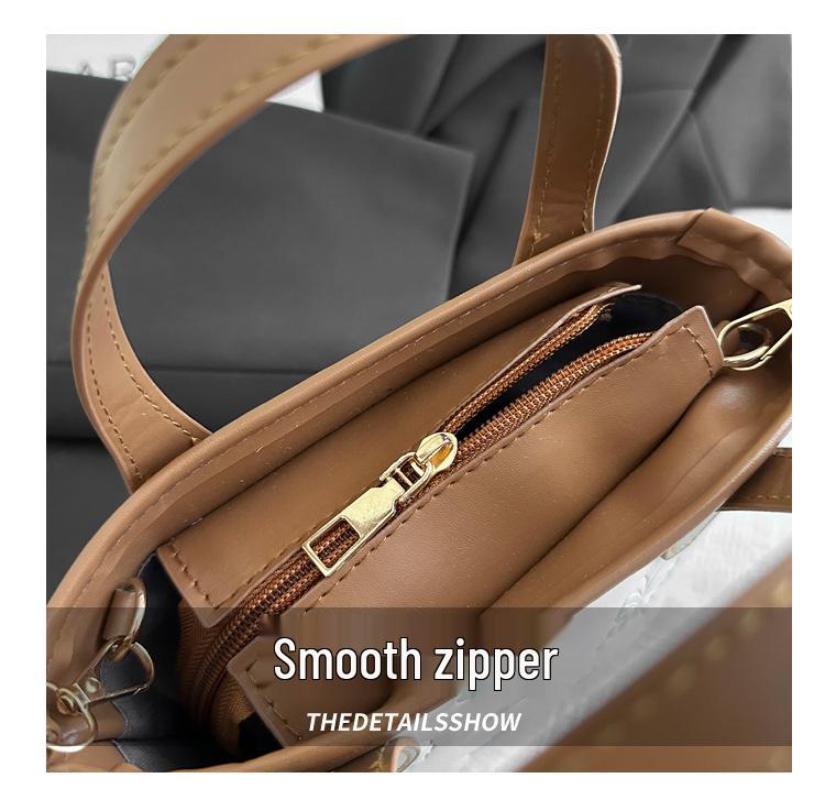Minimalist Women's Western-Style Bucket Bag - 2025 Summer Crossbody