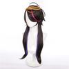 Parrucca Cosplay Anime VTuber ShuYamino Highlights 75CM Capelli Sintetici Halloween Costume Party Parrucche Per Donne Fibra ad Alta Temperatura