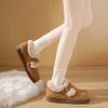2025 Winter New Boken Shoes with Velvet Korean Edition Female Student Board Shoes Sports Warm Casual Shoes