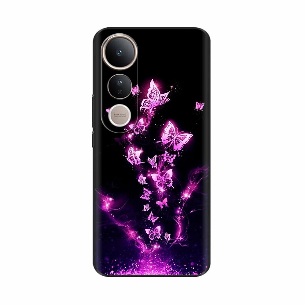 For Vivo V50 Lite Case Cute Cartoon Painted Phone Case For Vivo V50 Lite 4G 5G Protection Shockproof Shell Back Cover Protection