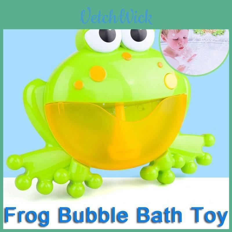 Colorful 12 Songs Frog Bubble Machine Automatic Bubble Maker Blower For Fun