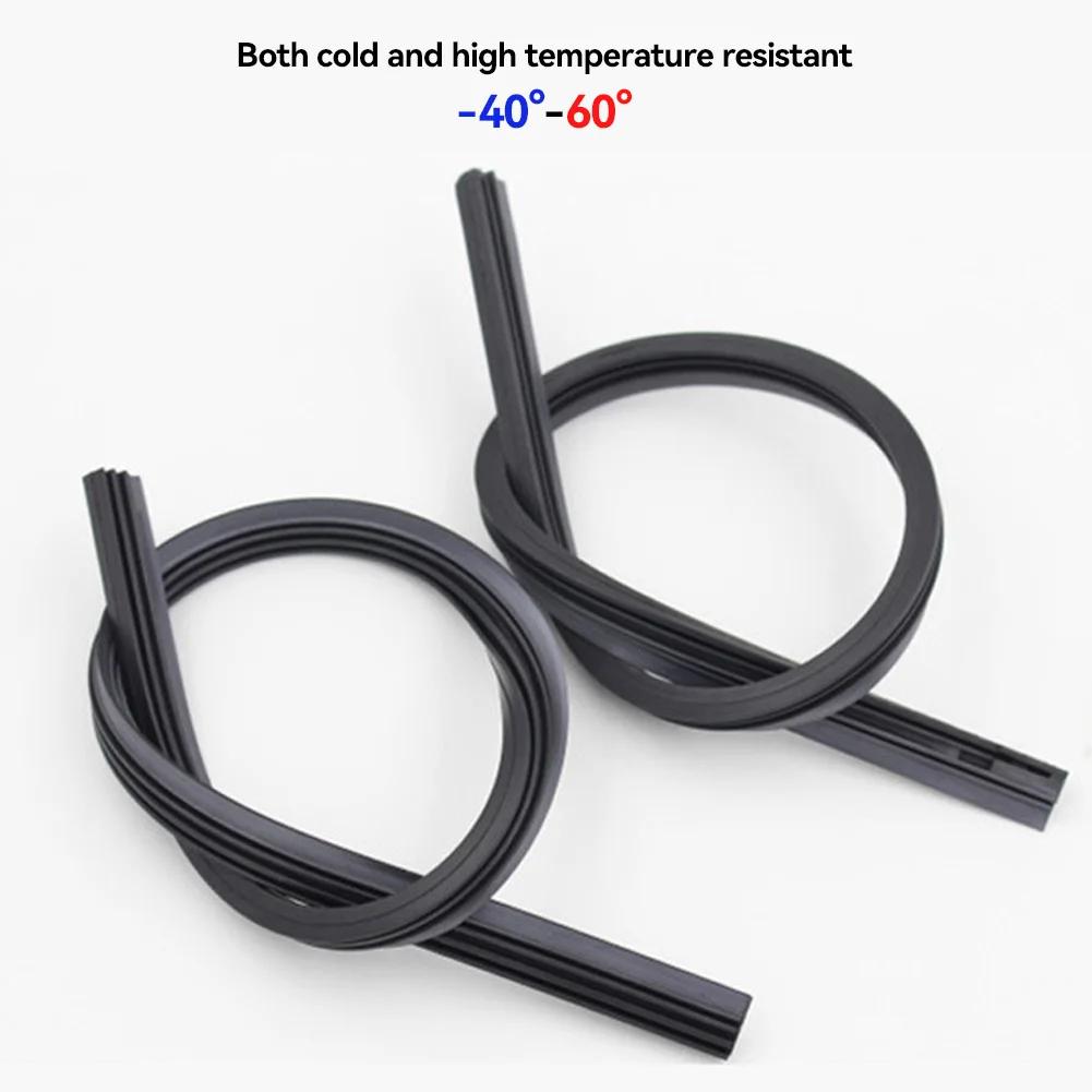 Car Wiper Blade Windscreen Wipers Insert Natural Rubber Strip 10mm Windscreen FR Wipe Car Accessories