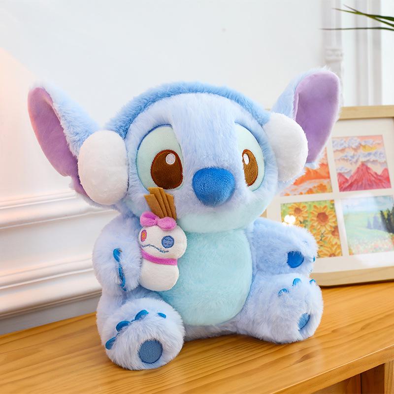 Muñeca de Almohada de Peluche de Punto de Niña de Dibujos Animados Regalo de Cumpleaños