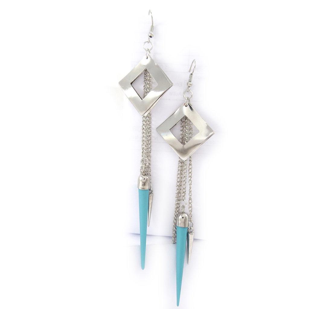 Les Trésors De Lily [J9012] - Boucles Créateur 'Scarlett' bleu