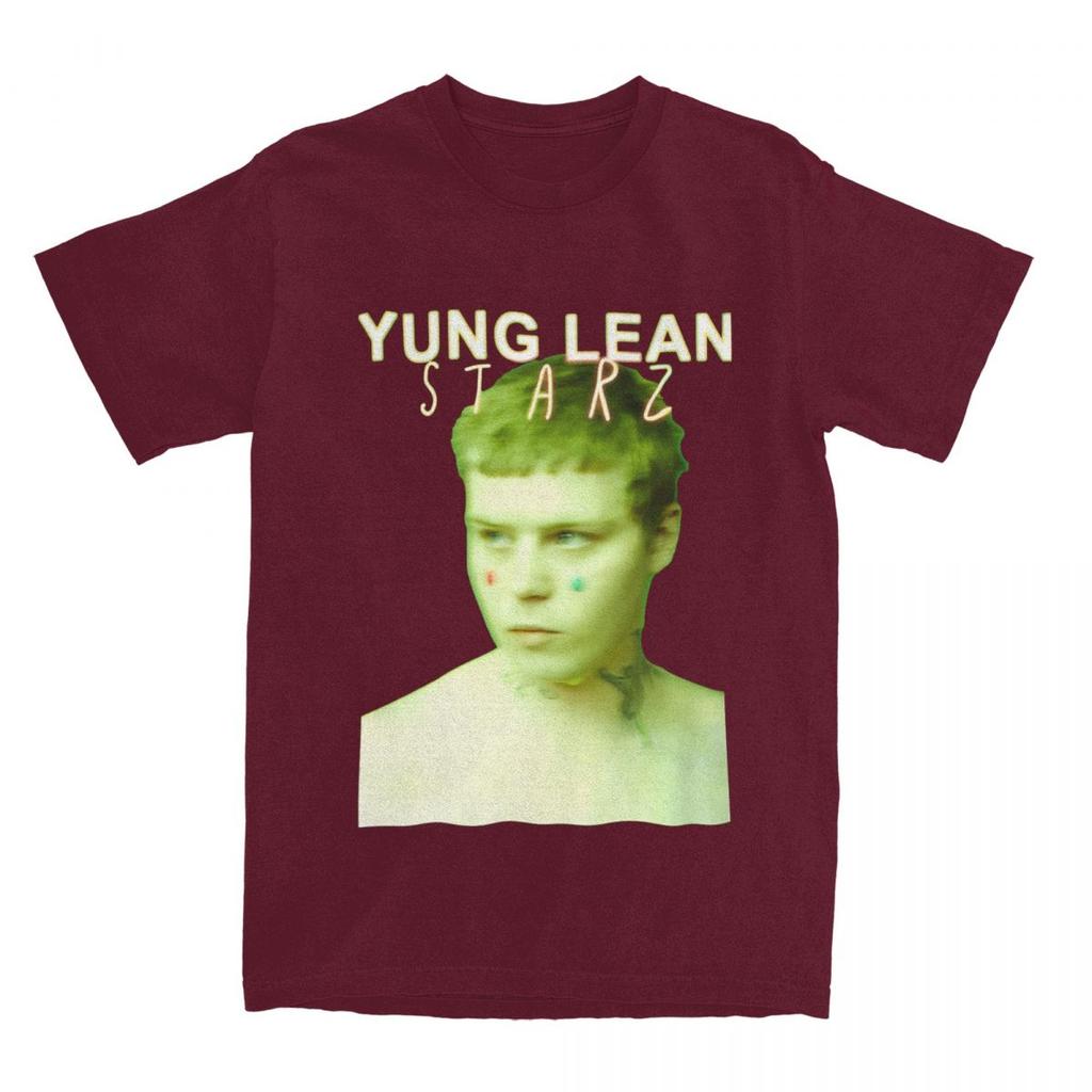 Yung Lean Swedish Rapper TShirt Singer Hippie T Shirts ShortSleeve Classic Tshirt Summer Cotton ONeck Plus Size 5XL Tees