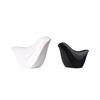 Nordic  Creative Ceramic Bird Statues Black and White Bird Miniatures Soft Decoration Small Ornament Home Decor Room Sculptures