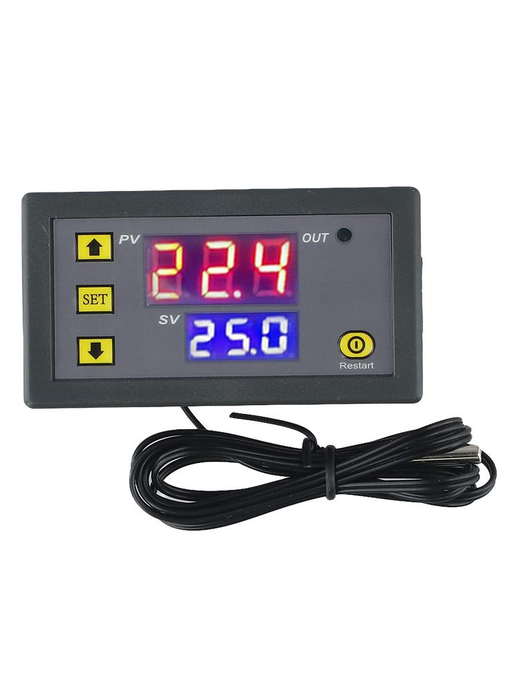 Digital Temperature Controller LED 12V Switching Probe Regulators Measurement And Analysis Instruments Thermostats