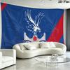 Tenture murale Crystal Palace FC Accrochage mural esthétique Couverture en tissu imprimé Tapisseries décoratives pour chambre à coucher salon Décoration d'intérieur