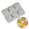 Bee Shaped Silicone Mold Honeycomb Design DIY Handmade Soap Mould Creative Cake Decoration Craft Making Supplies