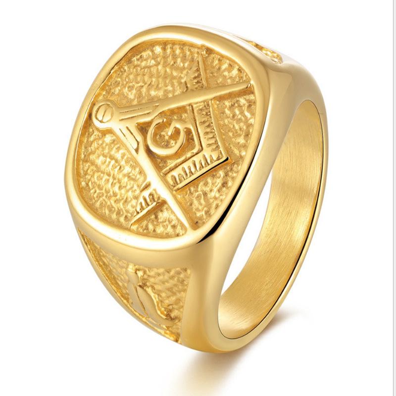 Trendy Jewelry Exaggerated Ring AG Ring Men's Punk Style Jewelry