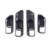 For Toyota Land Cruiser 2024 2025 Carbon Fiber Inner Car Door Handle Bowl Trim