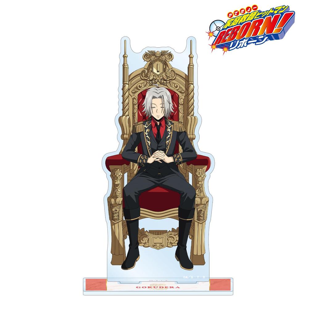 Katekyo Hitman Original Hayato Gokudera Dreaming Throne Extra Large Acrylic Stand Reborn! Illustration Ver.