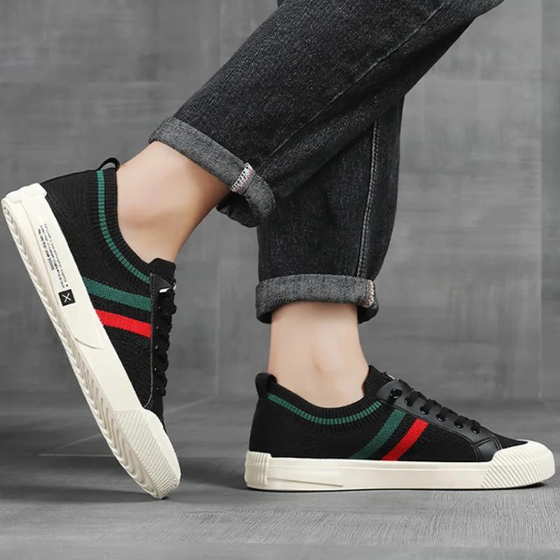 Men's Sneakers Branded Casual Shoes for Men Mesh Lightweight Male Flats Shoes Luxury Loafers Walking Shoes Zapatillas De Hombre