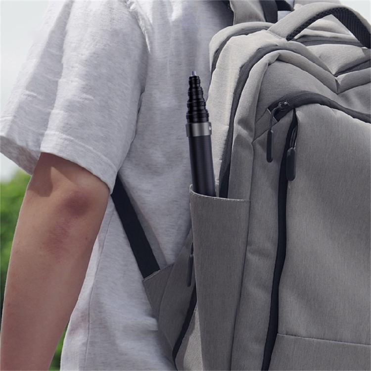 300cm Invisible Selfie Stick Carbon Fiber High Stability Extension Rod with 1/4 Screw Mount for Action Camera Use
