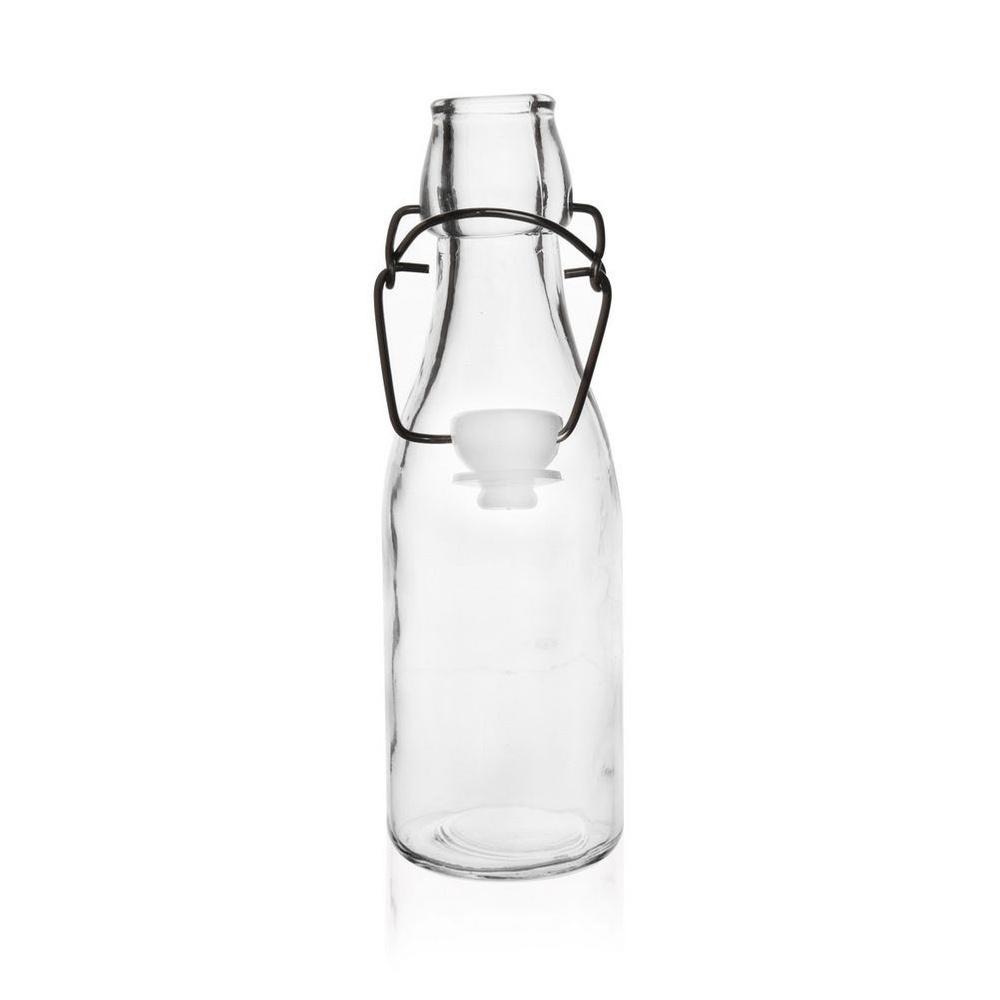 Glass Bottle with Clip 290 Ml