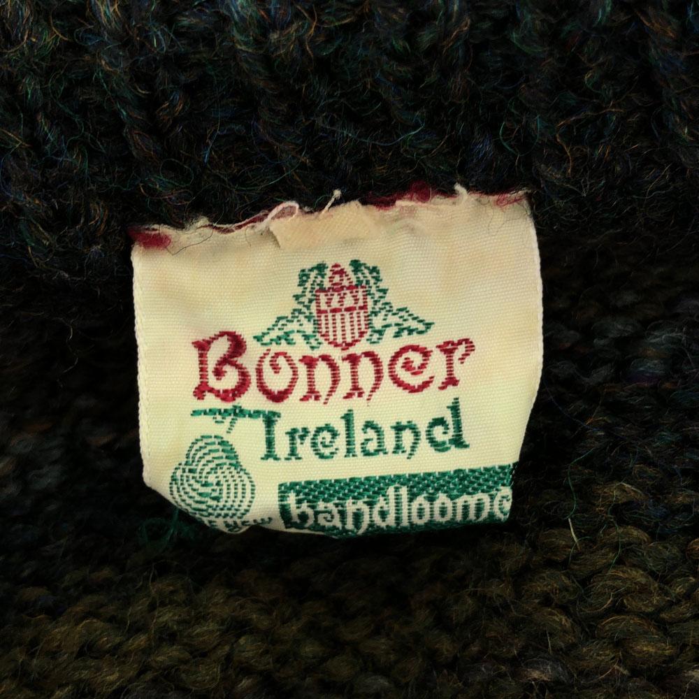 Bonner of Ireland 80s 90s Wool Old Border Long Sleeve Crew Neck Knit Men's Used