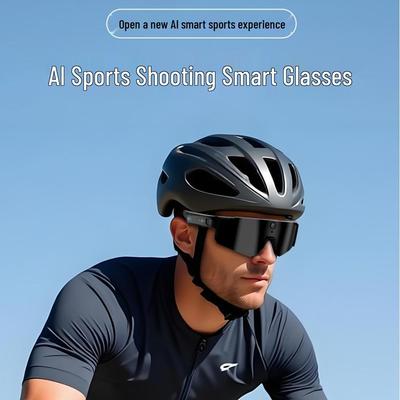 KI-gestützte kabellose Audio-Sonnenbrille für Radfahren & Outdoor-Sportarten