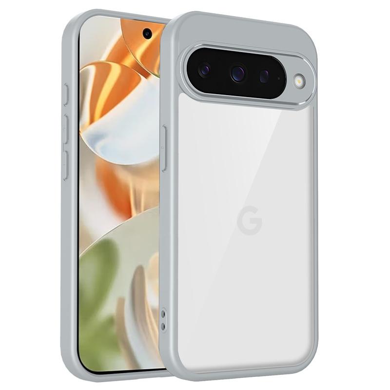 For Google Pixel 10 Pro Case Plating Silicone Bumper Shockproof Clear Back Cover Matte Hard Phone Case for Google Pixel 10 10Pro