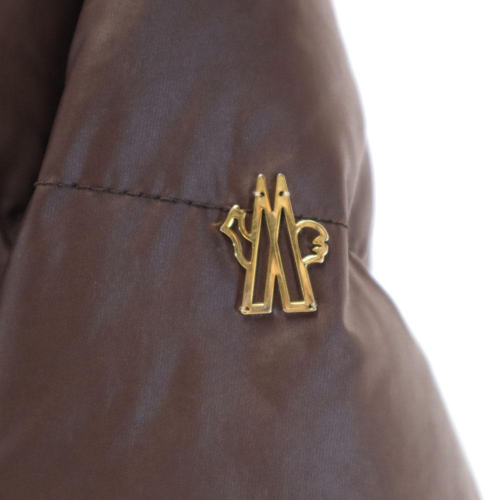 MONCLER Made in Hungary ANGERS Down jacket 2 Brown Women Used