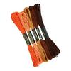 MYmama Embroidery Thread 5 Colors Set Approx. 8m No. 25 (Orange To Brown 162-4)