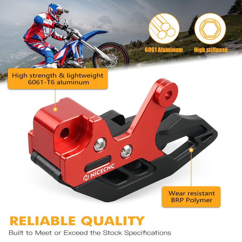 NICECNC For Beta RR 300 2010-2024 Chain Guide X-Trainer 300 250 RR 250 125 200 350 390 400 430 450 480 RS 450 525 RM 450 525