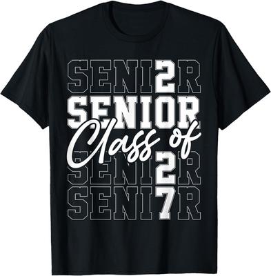 Senior 2027 Graduation Class of 2027 Senior Year Seniors 27 T-Shirt