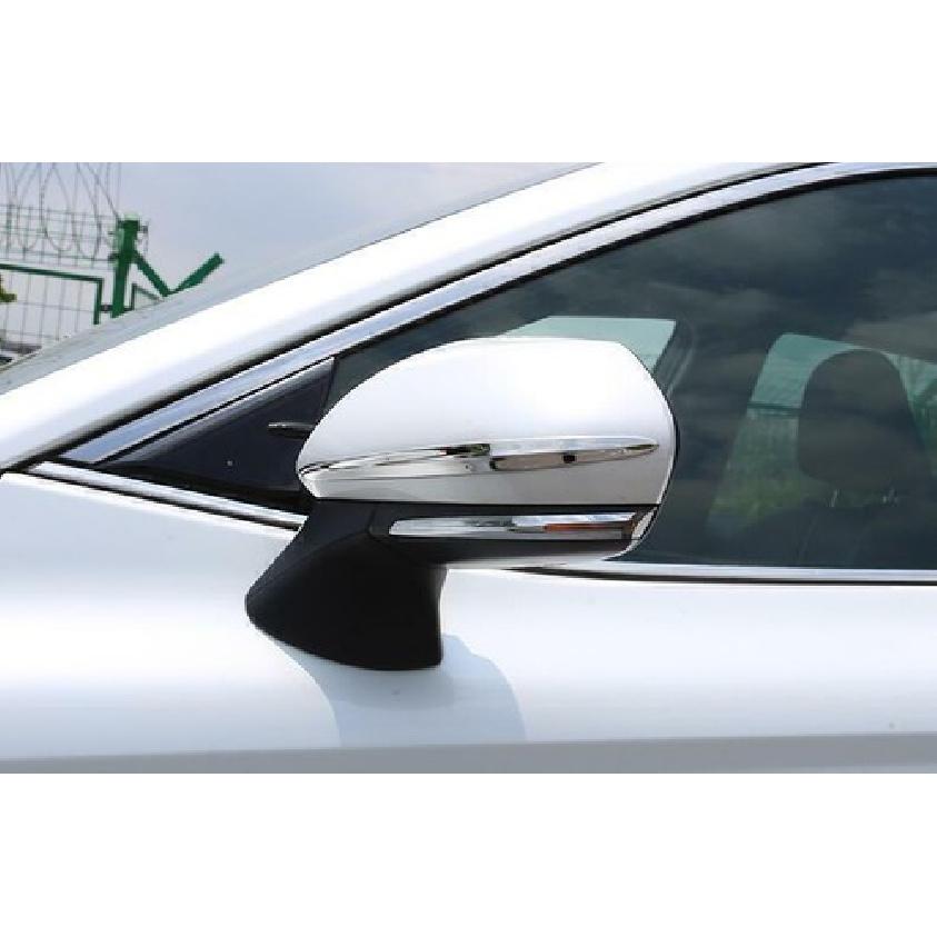For Toyota CHR CH-R 2018-2022 Chrome Steel Rear View Mirror Strip Molding Trim