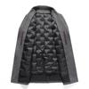 Autumn and Winter Woolen Coat Men's Medium and Long Down Take-off Liner with Cotton Business Casual Woolen Coat Jacket