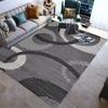Stylish Geometric lines Washable Modern 3D Printing Carpet Mat for Living Room Bedroom Toilets Home Decoration Rugs