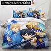 Sword Art Online Bedding Set Anime Duvet Covers King Queen Double Twin Size Adults Bed Linens Single Double Size Bedding Set
