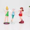 Charming 7 Pcs Tinkerbell Tinker Bell Fairy Action Figures For Kids With Stands