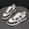 Leather little white shoes women's versatile spring new platform casual shoes women's sports shoes board shoes soft sole single shoes