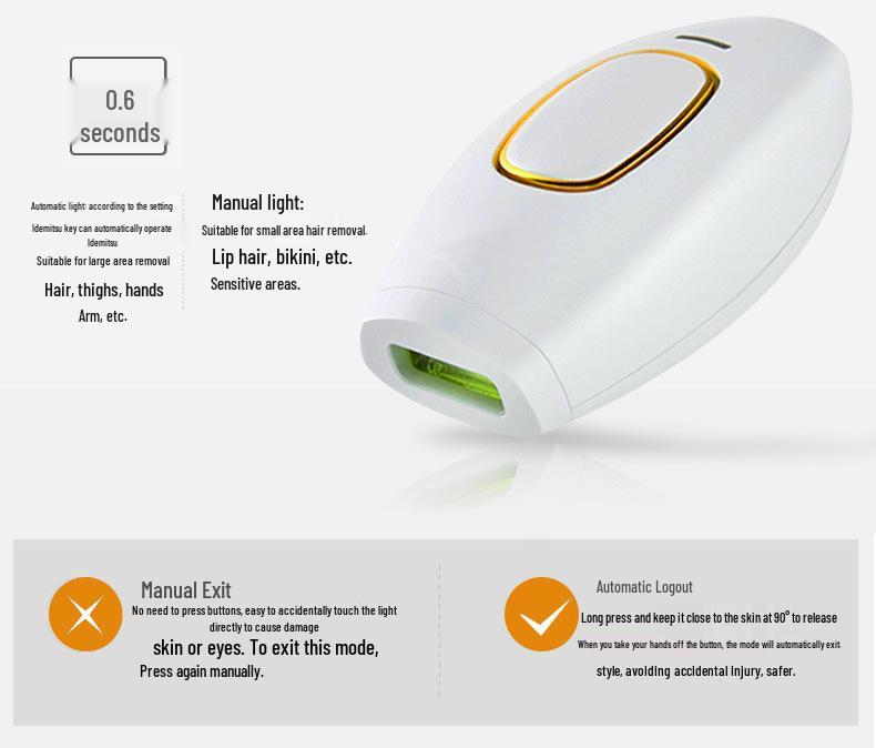 881 IPL Laser Hair Removal Device - Painless, Full Body Beauty Instrument