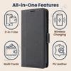 2 In 1 Magnetic Leather Case For Samsung Galaxy S26 S25 Ultra S24 Plus S23 Cash Cards Slot Wireless Charging Wallet Phone Cover