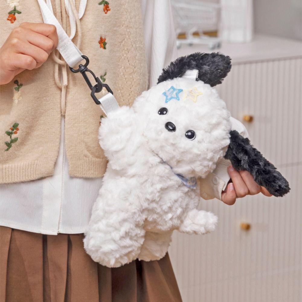 Creative Plush Shoulder Bag Pacha Dog Gift Coin Purse Doll Mobile Phone Bag