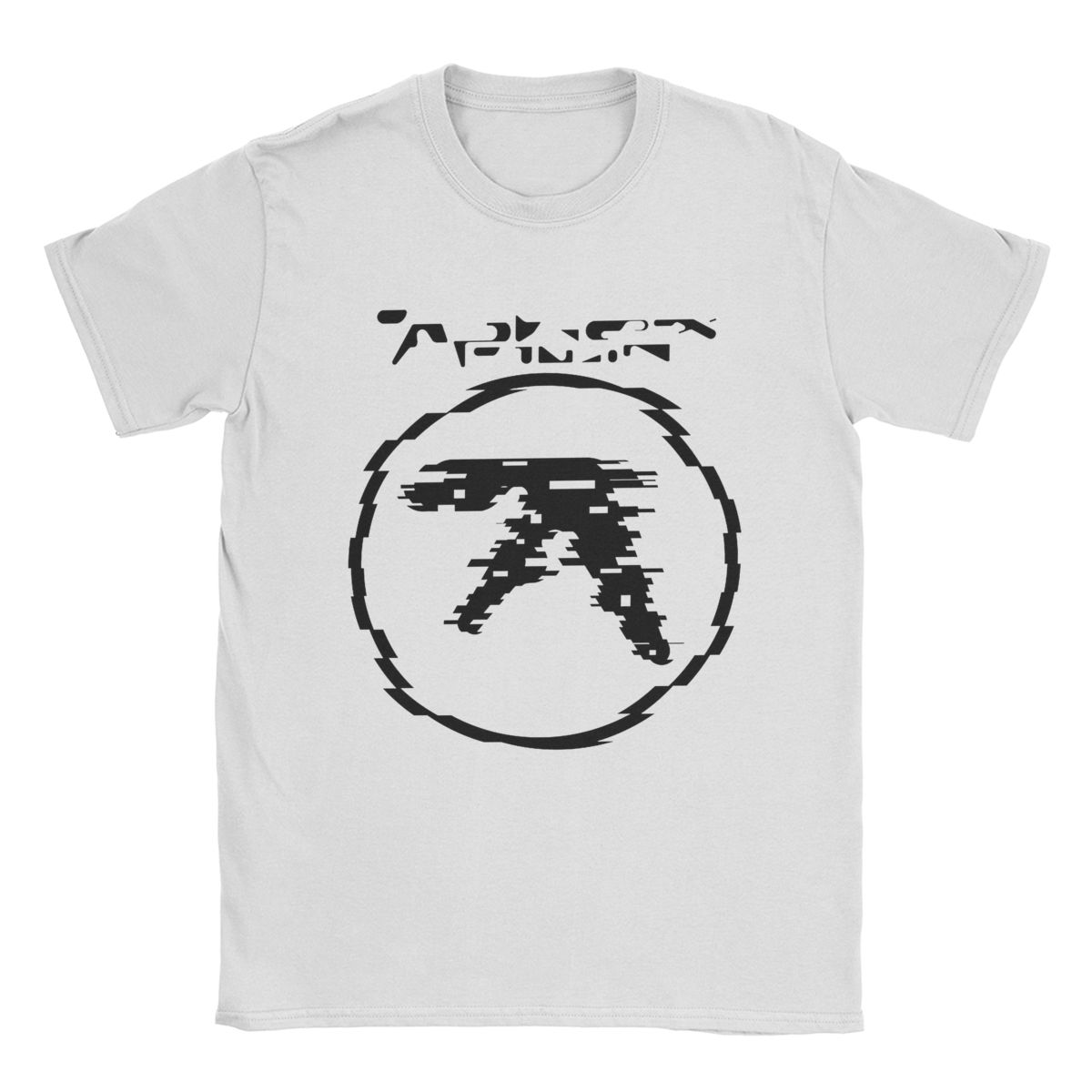 

Aphex Twin Logo T Shirts Men Cotton Funny T-Shirt Round Neck Tee Shirt Short Sleeve Clothing Graphic Printed - Men s Summer C... S разноцветный