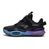Li Ning Kids Sports Lifestyle Letter Shock Absorption Rebound Casual Shoes Kids Casual Shoes Black YKNT036-1