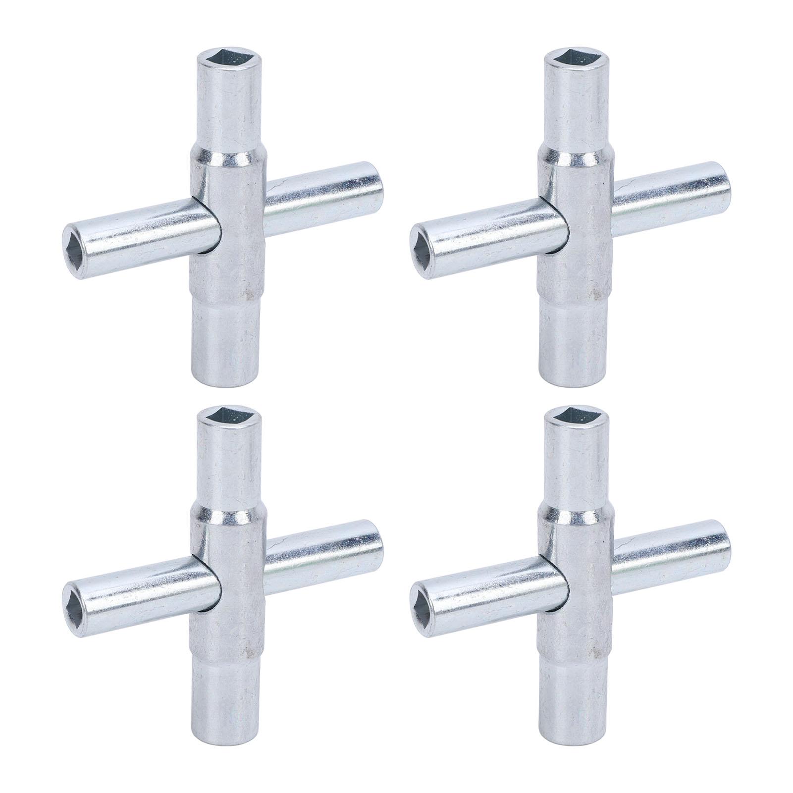 

Набор из 4 ключей для крана-бабочки с 4 гранями, ключ для воды, инструмент для клапана уличного крана, ключ для крана, 14 932 516 1132 дюйма