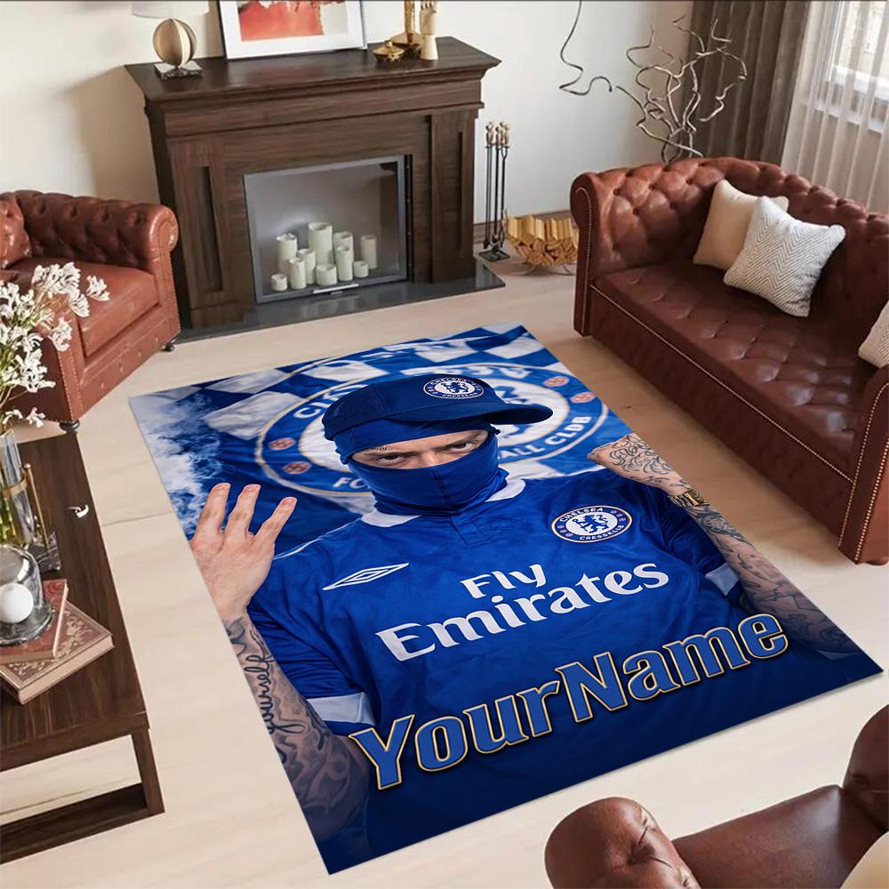 Chelsea Personalized Text Floor Mat Suitable for Study Room Living Rooms Bedrooms Foyer Antislip Carpet Decorate Offices Spiritual Gift