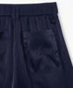 MILLO WOMEN Satin Lace Track Shorts [Navy]